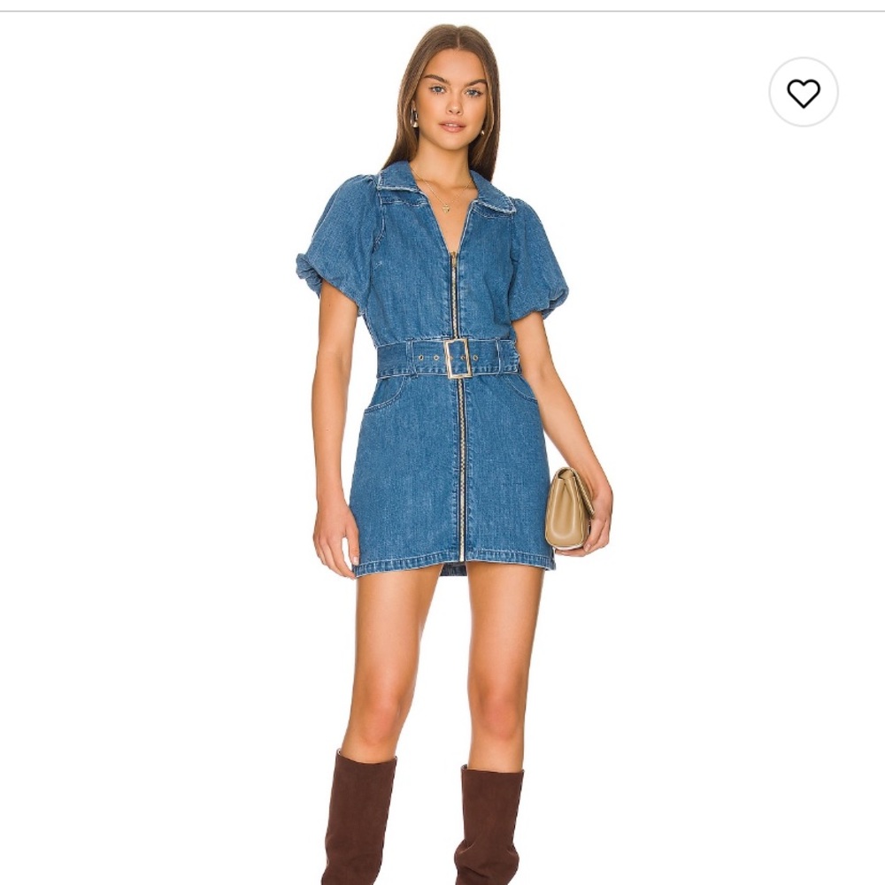 Show me your Mumu denim dress (worn once) size XS